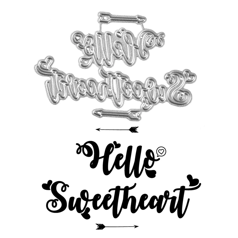 Eastshape Hello Sweetheart Letter Metal Cutting Dies Words Scrapbooking For Making Cards Embossing DIY Crafts Stencil New 2019
Eastshape Hello Sweetheart Letter Metal Cutting Dies Words Scrapbooking For Making Cards Embossing DIY Crafts Stencil New 2019