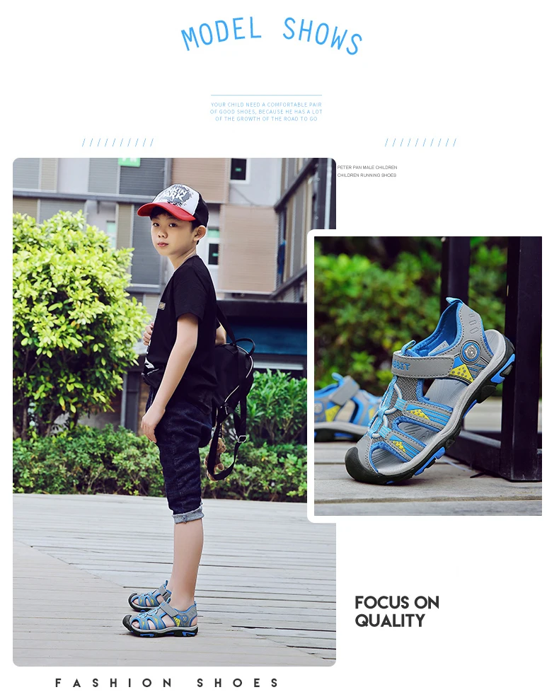 Boys' Summer Outdoor Sandals