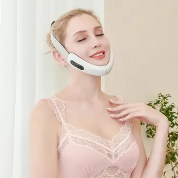 Chin V-Line Up Lift Belt Machine Red Blue LED Photon Therapy Face Slimming Vibration Massager Electric Lifting Device
Chin V-Line Up Lift Belt Machine Red Blue LED Photon Therapy Face Slimming Vibration Massager Electric Lifting Device