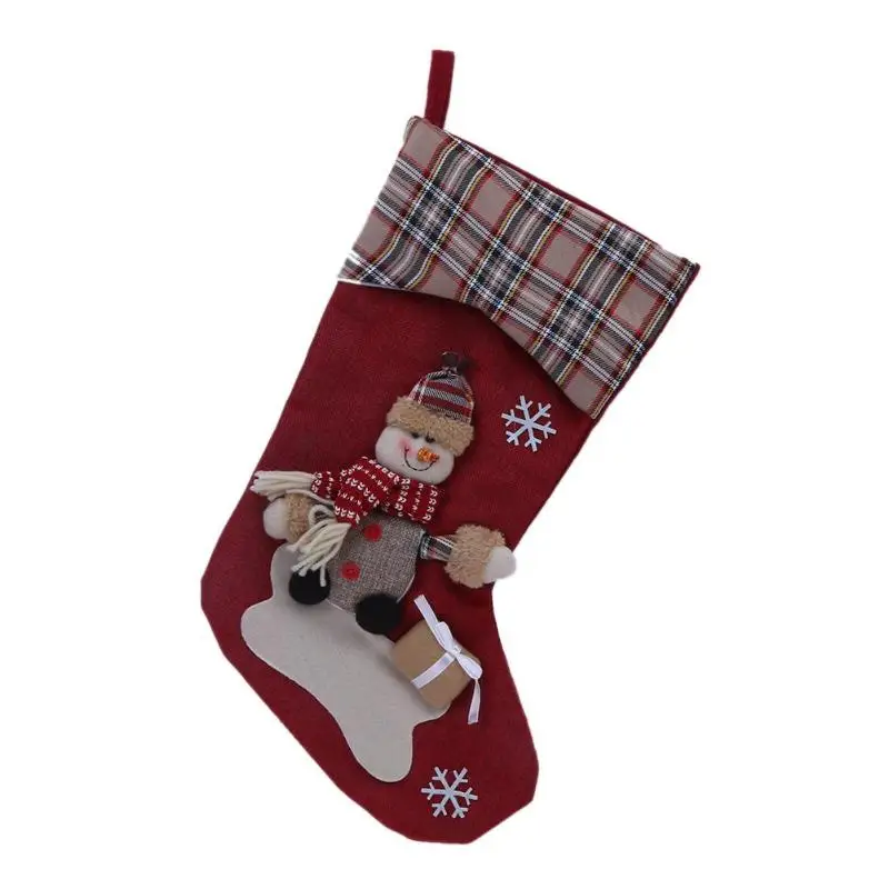large christmas stocking candy gift sock bag xmas