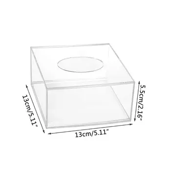 Facial Tissue Dispenser Box Cover Holder Clear Acrylic Rectangle Napkin Holder T8WE
Facial Tissue Dispenser Box Cover Holder Clear Acrylic Rectangle Napkin Holder T8WE