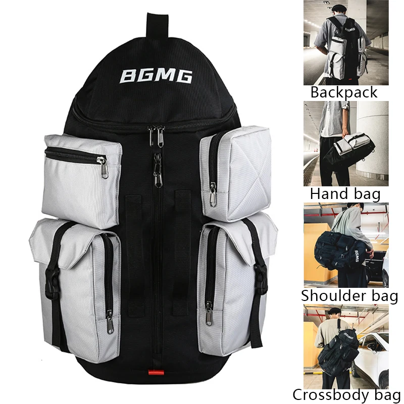 Multifunction Men's Backpack Oxford Cloth Male Shoulder Bag Travel Backpacks Multiple Pockets Back Pack for Men Handbag | Багаж и