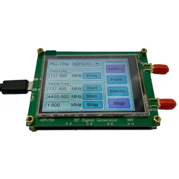 ADF4351 RF Signal Source Generator Wave Point Frequency Sweep Contact Screen LCD
ADF4351 RF Signal Source Generator Wave Point Frequency Sweep Contact Screen LCD