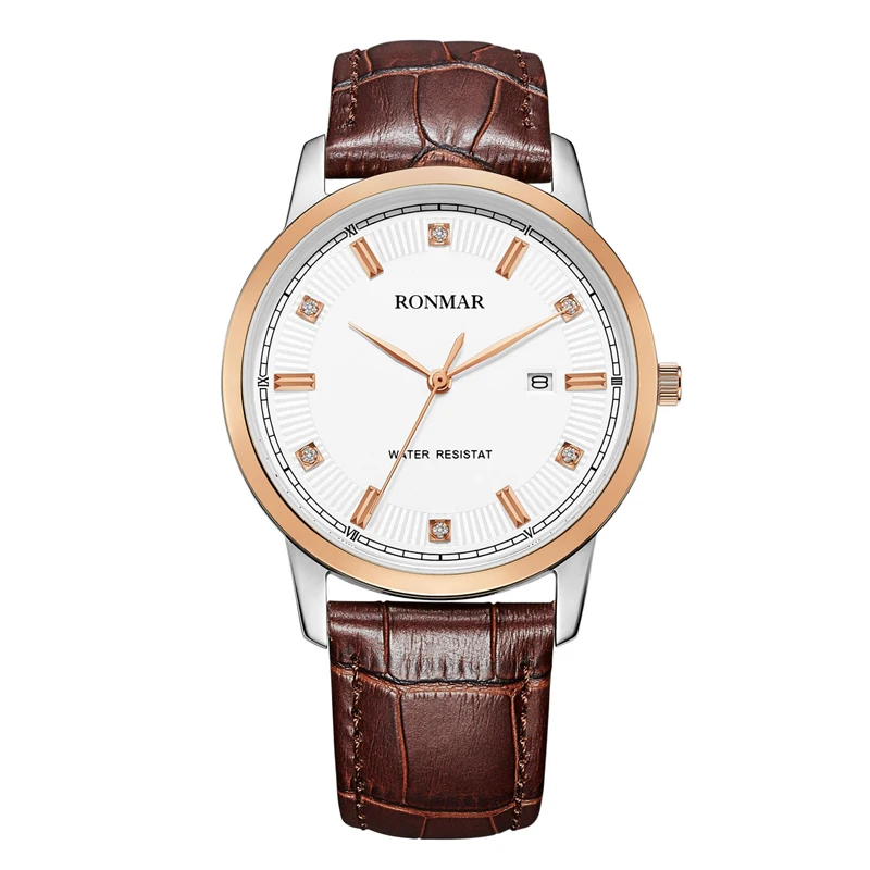 RONMAR Fashion Men's Watches Top Brand Luxury Wristwatch Waterproof Quartz Watch Leather Strap Male Clock Relogio Masculino
RONMAR Fashion Men's Watches Top Brand Luxury Wristwatch Waterproof Quartz Watch Leather Strap Male Clock Relogio Masculino