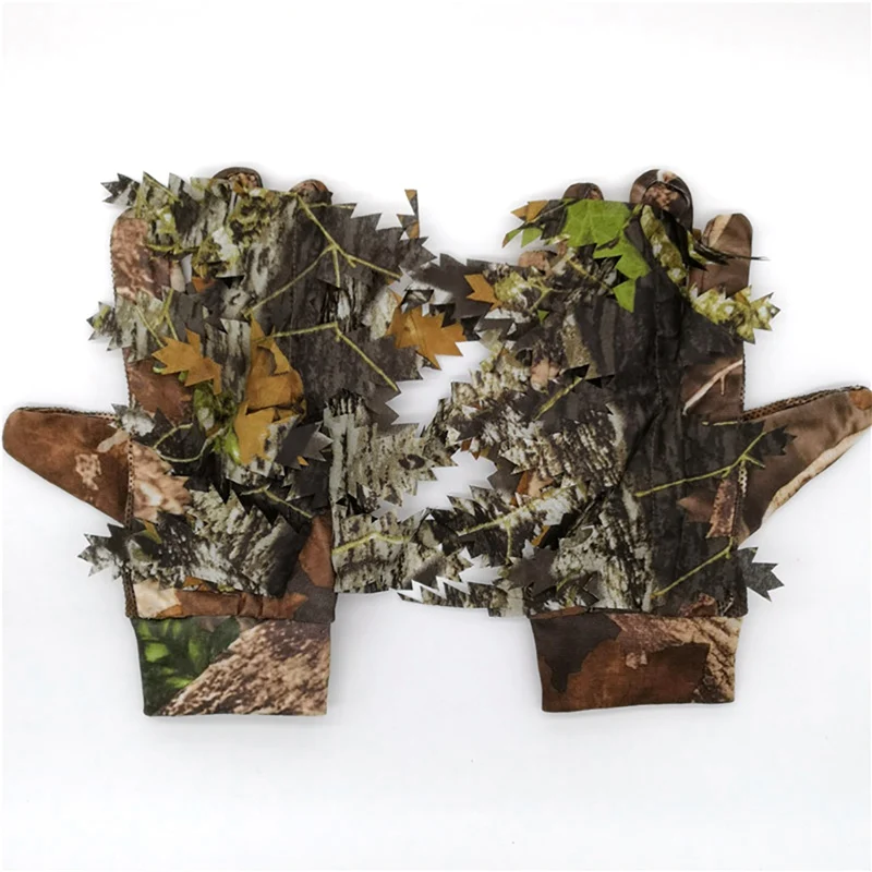 Outdoor Hunting Fishing Shooting 3D Maple leaves Bionic Camouflage Full finger skidproof silicone dots non-slip Hunter Gloves
Outdoor Hunting Fishing Shooting 3D Maple leaves Bionic Camouflage Full finger skidproof silicone dots non-slip Hunter Gloves