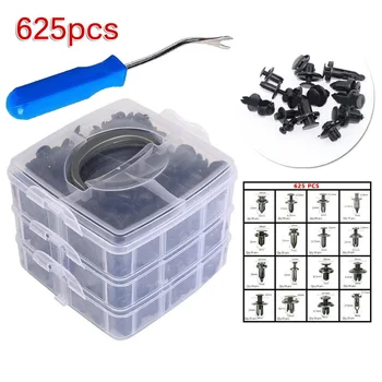 Black Rivet Clips Plastic Bumper Fasteners 16 types With Blue Tool Replacement Set Parts
Black Rivet Clips Plastic Bumper Fasteners 16 types With Blue Tool Replacement Set Parts