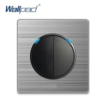 Wallpad 2 Gang 1 Way Wall Light Switch Random Click Push Button With LED Indicator Stainless Steel Panel Home
Wallpad 2 Gang 1 Way Wall Light Switch Random Click Push Button With LED Indicator Stainless Steel Panel Home