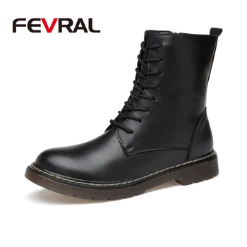 FEVRAL 2020 Fashion Design Men Boots Genuine Cow Leather Lace Up Autumn Winter Ankle Boots New Top Quality Vintage Casual Boots
FEVRAL 2020 Fashion Design Men Boots Genuine Cow Leather Lace Up Autumn Winter Ankle Boots New Top Quality Vintage Casual Boots