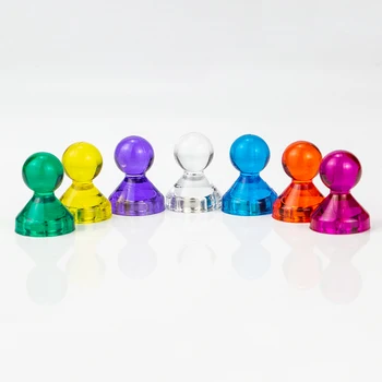 RKZCT 7PCS 10PCS Dia 15 mm Transparent Colorful Magnetic Pushpin Mixed Color Teaching Magnetic Thumbtack For Whiteboard Office
RKZCT 7PCS 10PCS Dia 15 mm Transparent Colorful Magnetic Pushpin Mixed Color Teaching Magnetic Thumbtack For Whiteboard Office