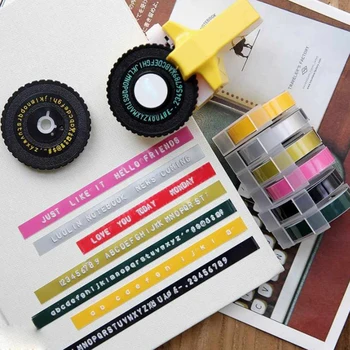 3D Mini Manual Labeling Machine Print Plastic Label Embossing Printer Embossing Manual Tape Manual Typewriter Lettering Machine
3D Mini Manual Labeling Machine Print Plastic Label Embossing Printer Embossing Manual Tape Manual Typewriter Lettering Machine