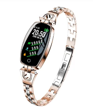 H8 Smart Bracelet Women Fashion Watch Heart Rate Module Waterproof Bluetooth Heart Rate Monitoring Fitness Tracker Smartbracelet
H8 Smart Bracelet Women Fashion Watch Heart Rate Module Waterproof Bluetooth Heart Rate Monitoring Fitness Tracker Smartbracelet