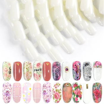 120 Tips Flat Bottom Solid Nail Color Card Acrylic Palette for Gel Varnish Display Card Transparent Oval Practice Swatch CH1619
120 Tips Flat Bottom Solid Nail Color Card Acrylic Palette for Gel Varnish Display Card Transparent Oval Practice Swatch CH1619