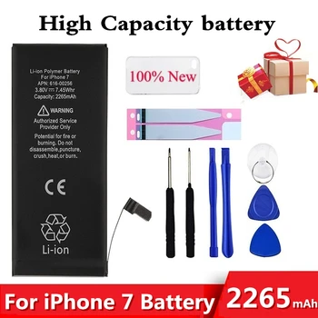 High Capacity 2265mAh Battery For iphone 7 Battery For iphone7 For iphone 7G for iphone7G Batteries tools+Sticker
High Capacity 2265mAh Battery For iphone 7 Battery For iphone7 For iphone 7G for iphone7G Batteries tools+Sticker