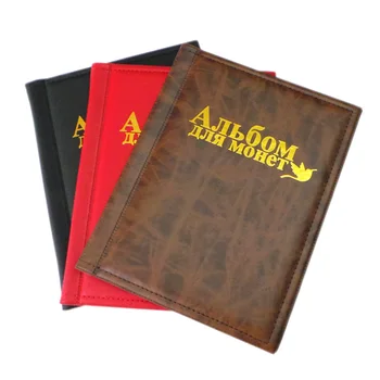 Holders 10 Pages Fit 250 Units Large Pocket Russian Language Collection Book PU Commemorative Coin Album Storage Gift Home Decor
Holders 10 Pages Fit 250 Units Large Pocket Russian Language Collection Book PU Commemorative Coin Album Storage Gift Home Decor