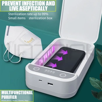 RELIFE RL-014B Multifunctional Purifier Mobile Phone Masks Glasses Sterilization Box Built-in Ultraviolet USB Disinfection Tool
RELIFE RL-014B Multifunctional Purifier Mobile Phone Masks Glasses Sterilization Box Built-in Ultraviolet USB Disinfection Tool