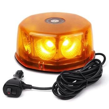 12-24V 8-COB LED Strobe Light Yellow/Amber Warning Lights Super Bright Emergency Warning Flash Beacon Light with netic Base f
12-24V 8-COB LED Strobe Light Yellow/Amber Warning Lights Super Bright Emergency Warning Flash Beacon Light with netic Base f