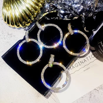 Fashion Long Round Crystal Drop Earrings Women Big Maxi Statement Earrings Wedding Gifts Accessory Jewelry Bijoux 
Fashion Long Round Crystal Drop Earrings Women Big Maxi Statement Earrings Wedding Gifts Accessory Jewelry Bijoux