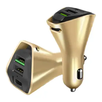 9/12V Universal 3 in 1 QC 3.0 USB Type-C Car Charger Cigarettes Lighter Outlet Automobile Electric Accessories Interior
9/12V Universal 3 in 1 QC 3.0 USB Type-C Car Charger Cigarettes Lighter Outlet Automobile Electric Accessories Interior