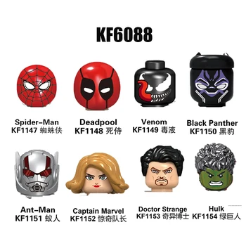 Single heroes Endgame War Machine Pepper Figures Head accessories Building Blocks toys children KF6088
Single heroes Endgame War Machine Pepper Figures Head accessories Building Blocks toys children KF6088