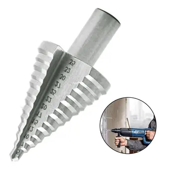 5-35mm Natural High Speed Steel Step Drill 13 Steps Woodworking Wood Metal Hole Drilling Step Cone Cutter Tools
5-35mm Natural High Speed Steel Step Drill 13 Steps Woodworking Wood Metal Hole Drilling Step Cone Cutter Tools