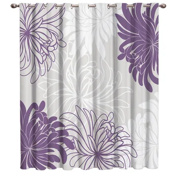 Dahlia Purple White Blackout Window Curtain Bathroom Outdoor Drapes Grommets Valances 
Dahlia Purple White Blackout Window Curtain Bathroom Outdoor Drapes Grommets Valances