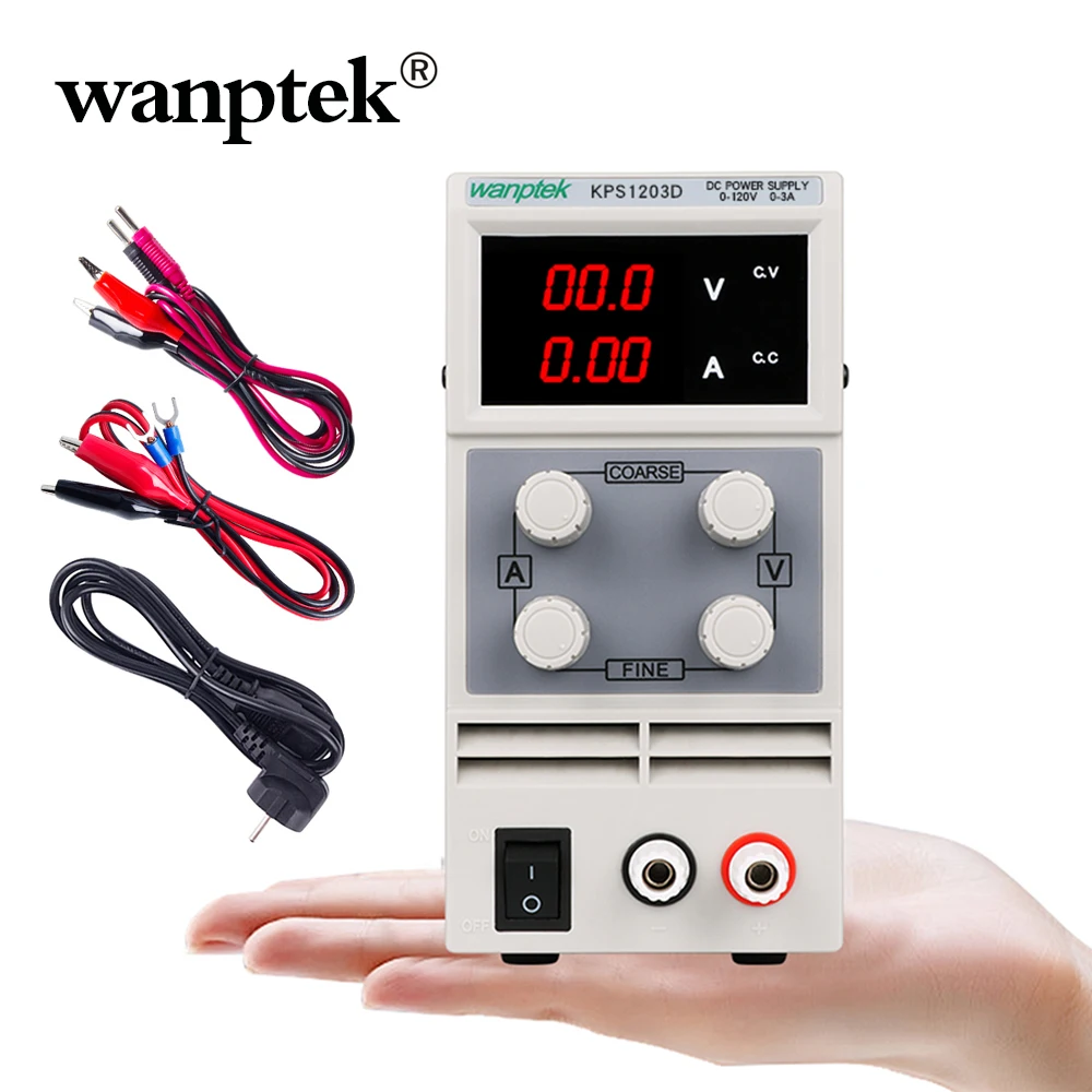 Wanptek 120V 1A 2A 3A Switching Adjustable Power Supply Laboratory Precision Digital LED Display DC regulated Bench Source diy
Wanptek 120V 1A 2A 3A Switching Adjustable Power Supply Laboratory Precision Digital LED Display DC regulated Bench Source diy