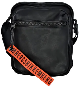 

Crossbody Shoulder Bag Unisex Black Bikkembergs Bag Unisex Db-Hide Reporter Black