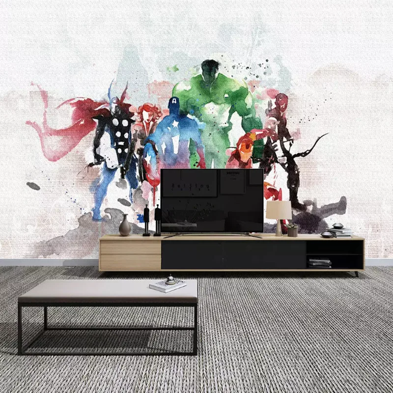 Northern European-Style CHILDREN'S Room Large Seamless Mural Wei Diffuse Superhero Cartoon Ink Boy Room Background Wallpaper
Northern European-Style CHILDREN'S Room Large Seamless Mural Wei Diffuse Superhero Cartoon Ink Boy Room Background Wallpaper