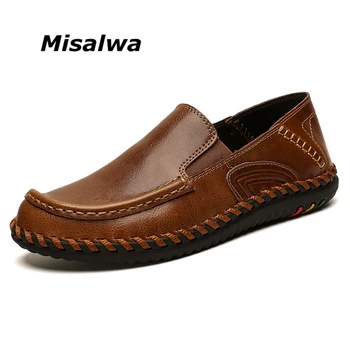 Misalwa Split Leather Men Driving Loafers Casual Daily Father Shoes Comfortable Footwear Handmade Breathable Slip-on Men Flats
Misalwa Split Leather Men Driving Loafers Casual Daily Father Shoes Comfortable Footwear Handmade Breathable Slip-on Men Flats