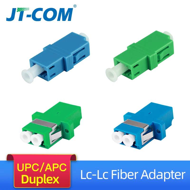 

LC APC Simplex SingleMode FTTH fiber adapter LC UPC SM optical fiber optic connector Multimode dupex fibra optica coupler