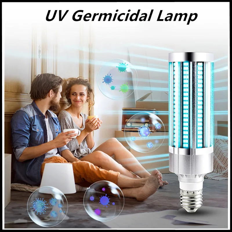 E27 LED 60W ultraviolet sterilization lamp household mite removal UV Germicidal lamp ultraviolet ozone disinfection lamps
E27 LED 60W ultraviolet sterilization lamp household mite removal UV Germicidal lamp ultraviolet ozone disinfection lamps