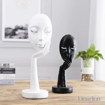 Home Decoration Accessories Crafts Furnishing Articles Women Face Statues for Decoration Sculpture Abstractive Resin Character 
Home Decoration Accessories Crafts Furnishing Articles Women Face Statues for Decoration Sculpture Abstractive Resin Character