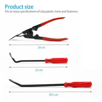 9.25 inches Removal Pliers Tools Replacement Set Car Fastener Door Panel Plastic+Metal
9.25 inches Removal Pliers Tools Replacement Set Car Fastener Door Panel Plastic+Metal
