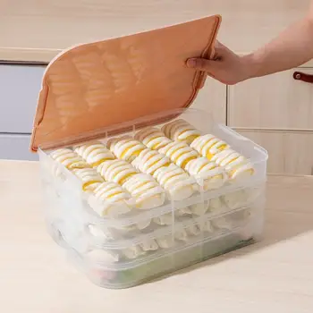 Multi-layer Food Storage Container Leak Proof Kitchen Fridge Crisper Keep Food Fresh for Dumpling Storage Box Fruit Egg Organize
Multi-layer Food Storage Container Leak Proof Kitchen Fridge Crisper Keep Food Fresh for Dumpling Storage Box Fruit Egg Organize