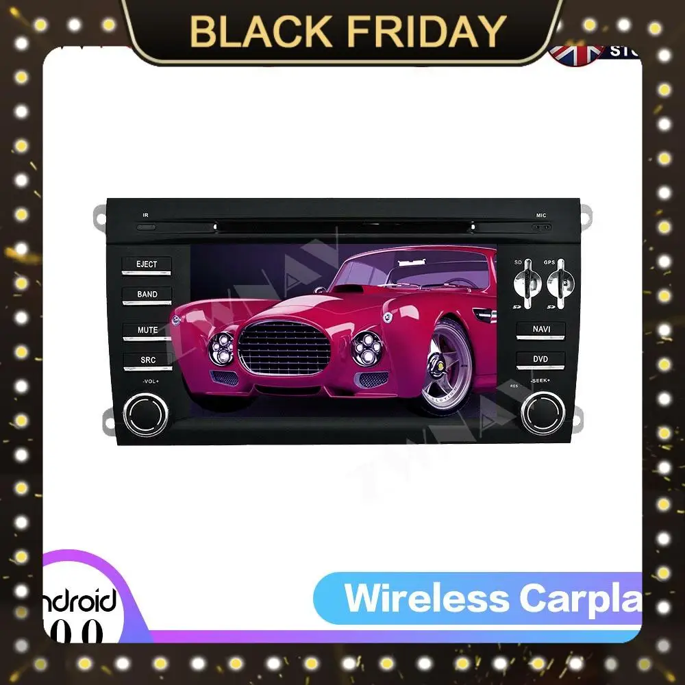 With Optical Fiber Decoder Android 8.0 Car DVD Player for Porsche Cayenne 2003-2010 With GPS navigation BT Head unit Radio Wifi
With Optical Fiber Decoder Android 8.0 Car DVD Player for Porsche Cayenne 2003-2010 With GPS navigation BT Head unit Radio Wifi
