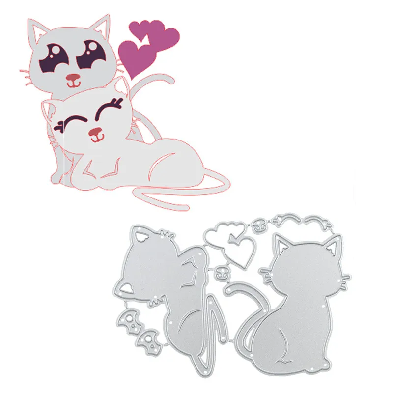 Naifumodo Cat Animal Dies Heart Metal Cutting Dies for Card Making Scrapbooking Embossing Cuts Album Craft New 2019 for Dies
Naifumodo Cat Animal Dies Heart Metal Cutting Dies for Card Making Scrapbooking Embossing Cuts Album Craft New 2019 for Dies