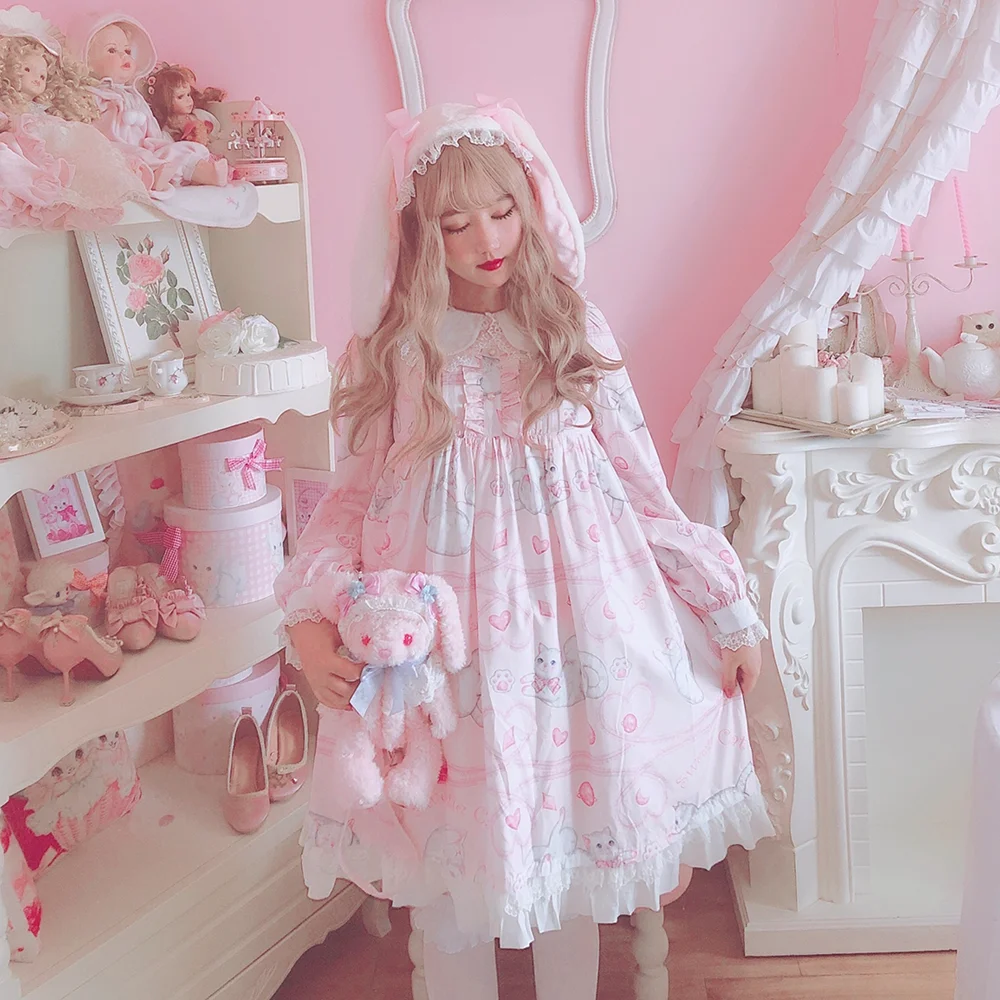 Sweet princess lolita dress vintage lace bowknot peter pan collar high waist victorian dress kawaii girl gothic lolita op loli
Sweet princess lolita dress vintage lace bowknot peter pan collar high waist victorian dress kawaii girl gothic lolita op loli