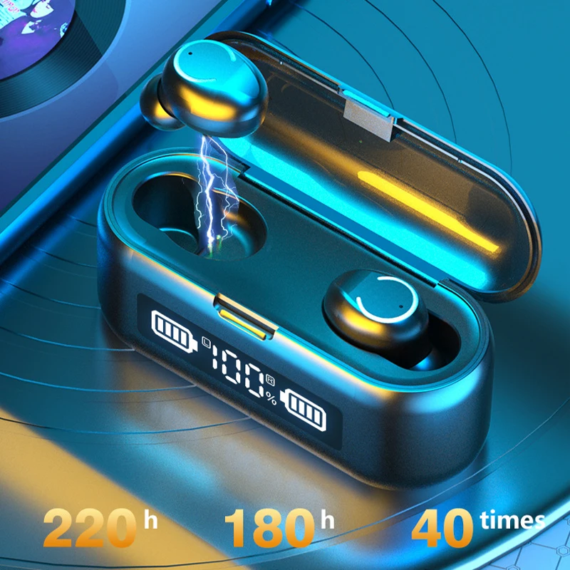 TWS Wireless Headphones Touch Control 9D Stereo Bluetooth Earphones With Microphone Sport Waterproof Earbuds Headset For Phone
TWS Wireless Headphones Touch Control 9D Stereo Bluetooth Earphones With Microphone Sport Waterproof Earbuds Headset For Phone