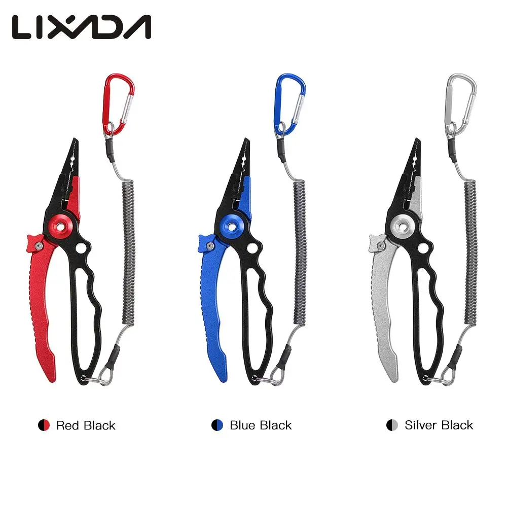 Multifunctional Fishing Plier Portable Aluminum Alloy Fishing Clamp Grabber Controller Fishing Line Cutter Hook Remover
Multifunctional Fishing Plier Portable Aluminum Alloy Fishing Clamp Grabber Controller Fishing Line Cutter Hook Remover
