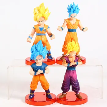 Dragon Ball Z Super Saiyan Blue Son Goku Gohan PVC Figure Collectible Model Toys 4pcs/set
Dragon Ball Z Super Saiyan Blue Son Goku Gohan PVC Figure Collectible Model Toys 4pcs/set