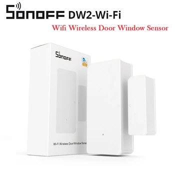 Sonoff DW2 Wifi Wireless Door Window Sensor Smart Home Remote Control Linkage with SONOFF Device No Hub Required Via Ewelink APP
Sonoff DW2 Wifi Wireless Door Window Sensor Smart Home Remote Control Linkage with SONOFF Device No Hub Required Via Ewelink APP