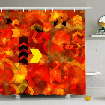 Shower Curtain Set with Hooks 72x78 Arrow Complicated Chevrons Irregular Herringbone Red Repeat Yellow Translucent Abstract
Shower Curtain Set with Hooks 72x78 Arrow Complicated Chevrons Irregular Herringbone Red Repeat Yellow Translucent Abstract