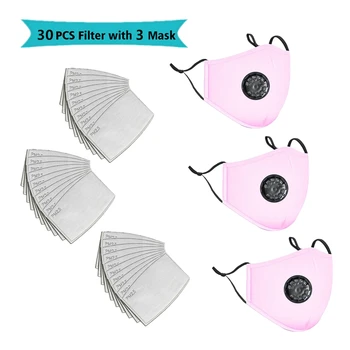 30PCS Filter PM2.5 Face Mask Cotton Washable Mask Reusable 5 Layers Activated Carbon Filter Anti-pollution Anti-spray Mouth Mask
30PCS Filter PM2.5 Face Mask Cotton Washable Mask Reusable 5 Layers Activated Carbon Filter Anti-pollution Anti-spray Mouth Mask