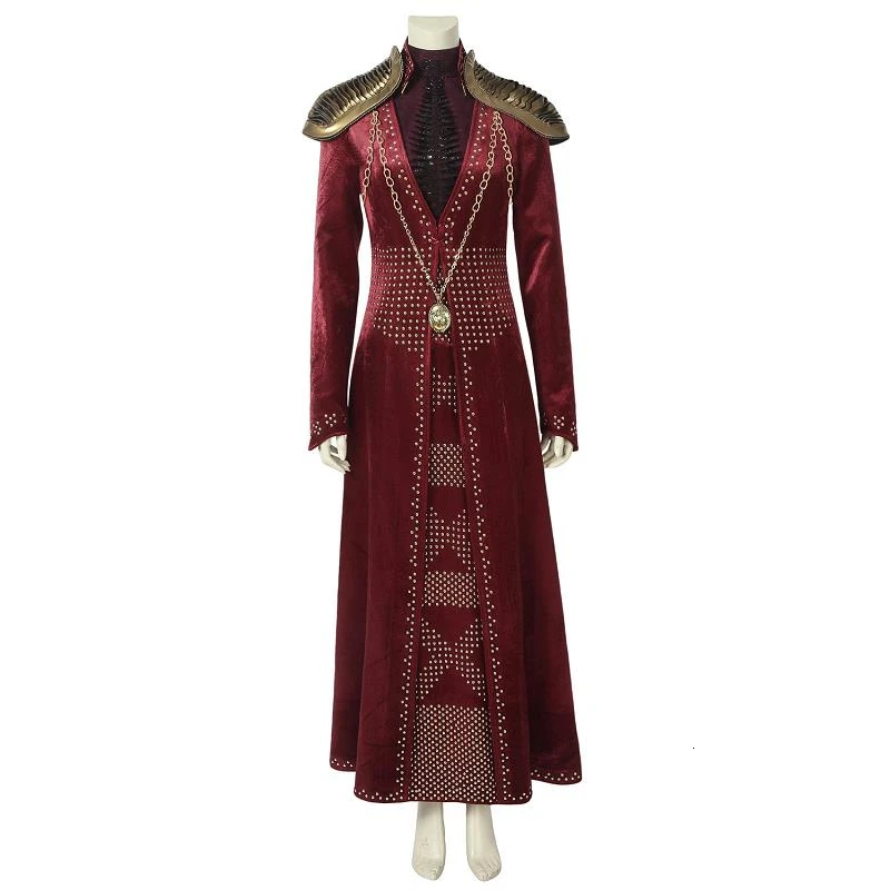 In Stock Game Of Thrones Season 8 Costume Cersei Lannister Cosplay Queen Adult Dress Halloween Carnival Robe Full Set Female 
In Stock Game Of Thrones Season 8 Costume Cersei Lannister Cosplay Queen Adult Dress Halloween Carnival Robe Full Set Female