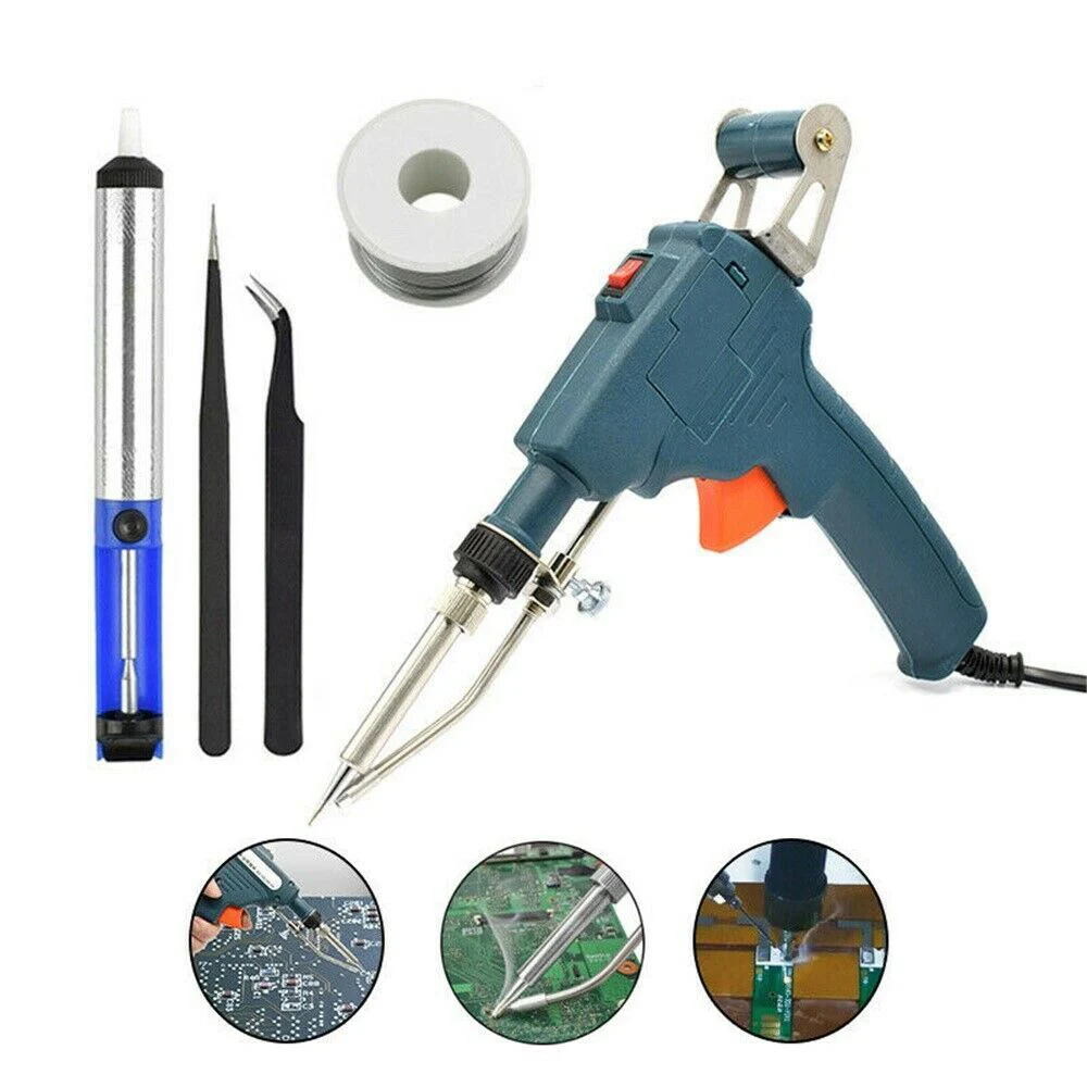 110V/220V 60W US/EU Plug Hand-held Internal Heating Soldering Iron Soldering Welding Repair Tool Automatically Send Tin Gun
110V/220V 60W US/EU Plug Hand-held Internal Heating Soldering Iron Soldering Welding Repair Tool Automatically Send Tin Gun