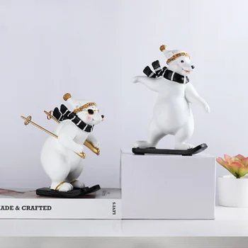 POLAR BEAR SKIING RESIN ORNAMENT GYMNASTICS CAT STATUE HOME DECOR CRAFTS ROOM DECORATION OBJECTS RESIN ANIMAL FIGURINE
POLAR BEAR SKIING RESIN ORNAMENT GYMNASTICS CAT STATUE HOME DECOR CRAFTS ROOM DECORATION OBJECTS RESIN ANIMAL FIGURINE