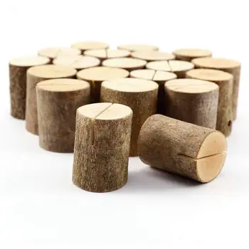 Rustic Real Wood Base Wedding Table Name Number Holder Party Decoration Card Holders Picture Memo Clip Note Photo Clip Holder -
Rustic Real Wood Base Wedding Table Name Number Holder Party Decoration Card Holders Picture Memo Clip Note Photo Clip Holder -
