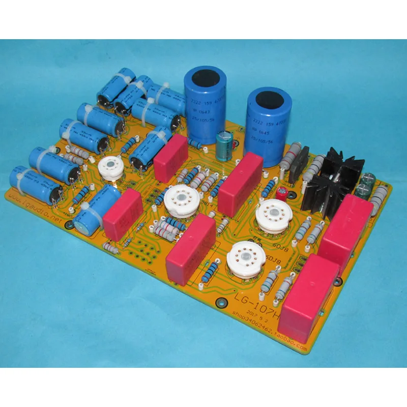 WCF bile preamplifier PCB finished board LG107H, 12AU7+6DJ8+6X4 bile preamplifier. The line is quiet and the sound is delicate
WCF bile preamplifier PCB finished board LG107H, 12AU7+6DJ8+6X4 bile preamplifier. The line is quiet and the sound is delicate
