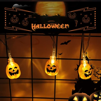 3m Chains LED String Lamps Halloween Decoration Fairy Light DIY Pumpkin Bat Ghost Ornaments Lighting Atmosphere Decor
3m Chains LED String Lamps Halloween Decoration Fairy Light DIY Pumpkin Bat Ghost Ornaments Lighting Atmosphere Decor