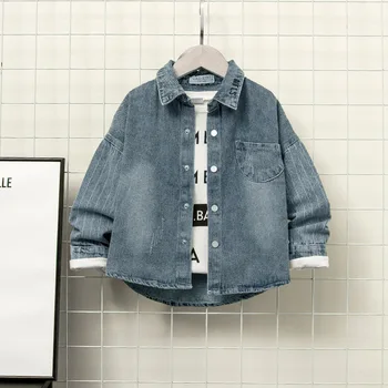 Children's boy denim coat 2020 new children's Korean leisure top spring small children's autumn jacket outerwear 1-6
Children's boy denim coat 2020 new children's Korean leisure top spring small children's autumn jacket outerwear 1-6